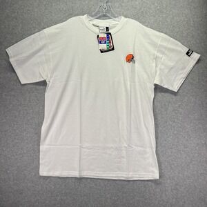 Cleveland Browns Shirt Mens Large NFL Football Team Apparel Short Sleeve Puma